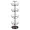 Household Essentials Brown 4-Tier Revolving Shoe Tree